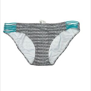 Hot Water black and white swim bikini bottoms size large